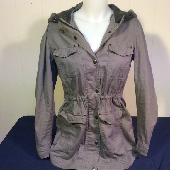 Women’s CoffeeShop New York hooded utility jacket size medium - Picture 10 of 10
